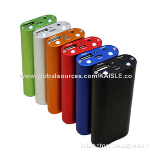 Power Banks, 4,000 to 5,600mAh Capacity